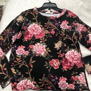 Floral thermal shirt